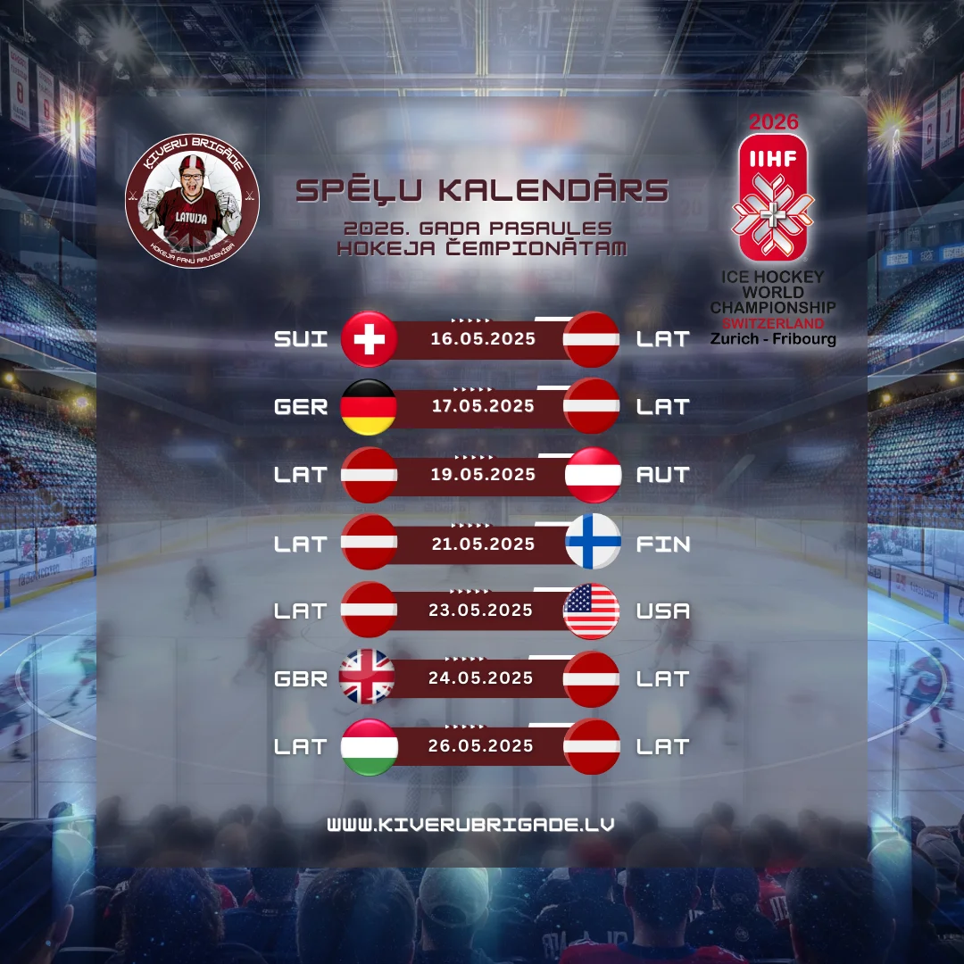 PČ 2026 Spēļu kalendārs